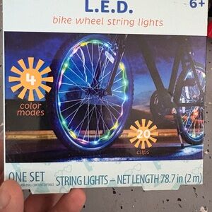 LED Bike Wheel String Lights - Multicolor